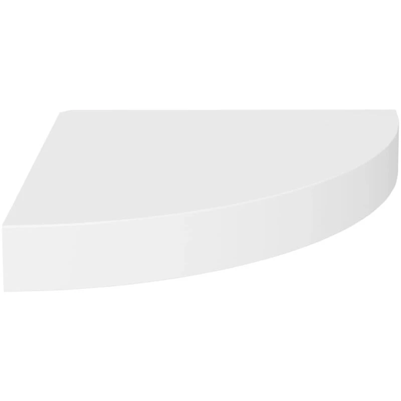 Image of VIDAXL Floating Corner Shelf White 25x25x3.8cm mdf Vidaxl 8720286075265