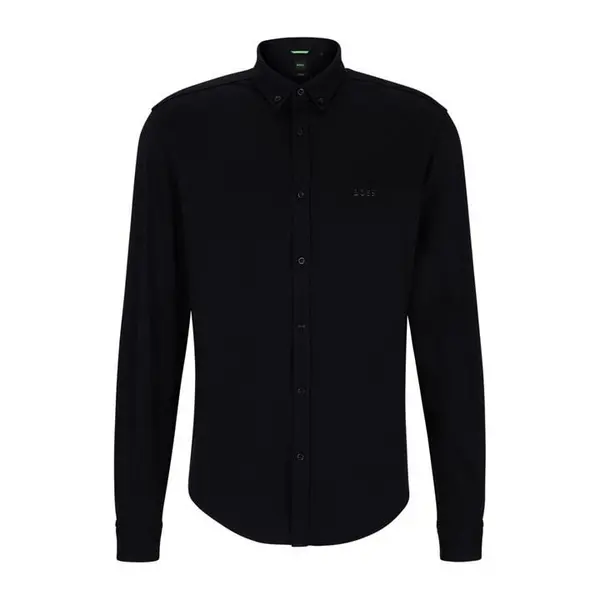 Image of Boss Biado_R Long Sleeve Shirt - Black S