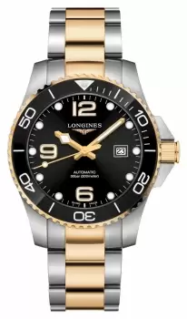 Image of LONGINES L37823567 HydroConquest Automatic 43mm Black Dial Watch