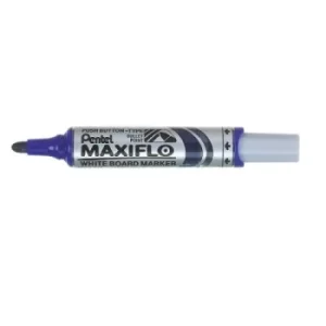 Image of Pentel Maxiflo Wb Marker Bt Bl Pack of 12