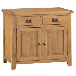 Image of Robert Dyas Stockbridge Ready Assembled 2-Drawer 2-Door Oak Sideboard