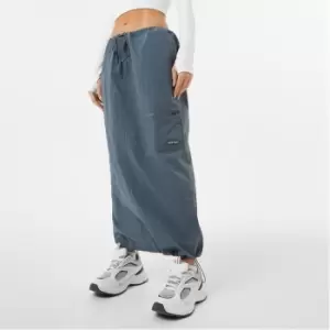 Image of Jack Wills Tech Parachute Maxi Skirt - Grey