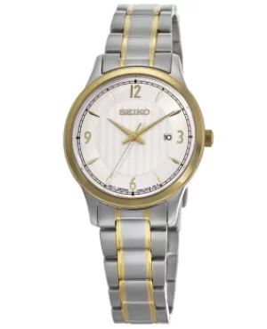 Image of Seiko Analogue Silver Dial Steel Mens Watch SXDG94P1 SXDG94P1