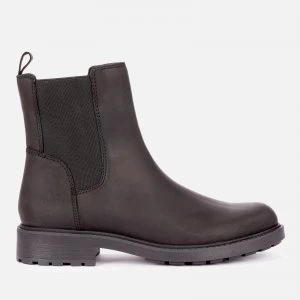 Image of Clarks Womens Orinoco 2 Top Leather Chelsea Boots - Black - UK 3