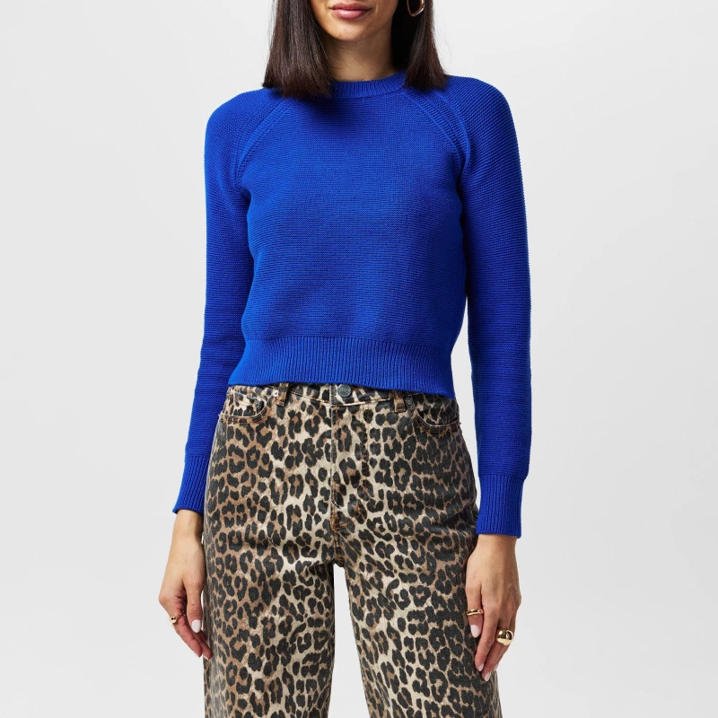 Image of French Connection Lily Mozart Jumper Sapphire Blue female 16 (XL)