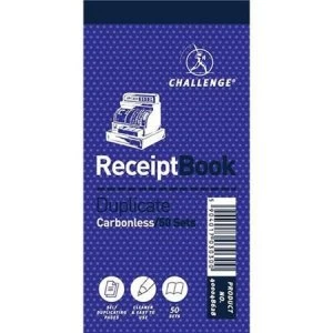 Image of Challenge 240 x 141mm Duplicate Book Carbonless 200 Receipts Single