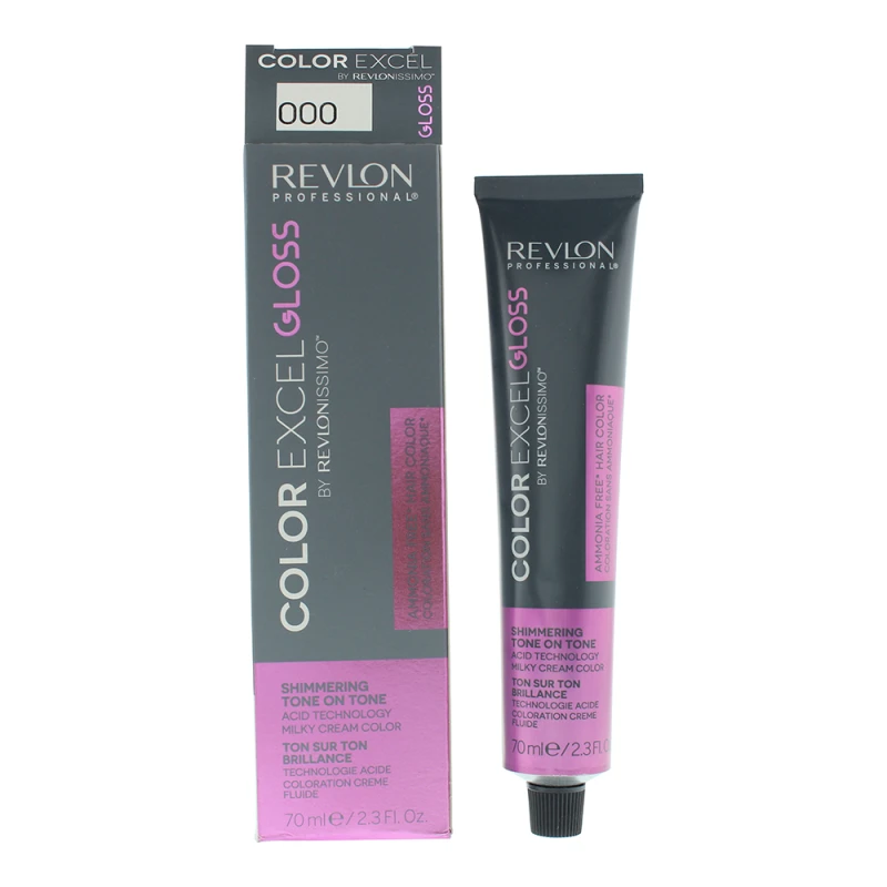 Image of Revlon Revlonissimo Colorsmetique Color Excel Gloss 000 Clear Hair Colour 70ml