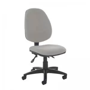 Image of Jota high back asynchro operators chair with no arms - Slip Grey