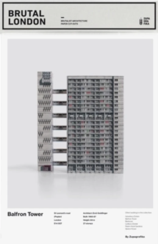 Image of Brutal London: Balfron Tower : Build Your Own Brutalist London Paperback / softback