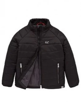 Image of Boys, Regatta Junior Freezeway Padded Jacket - Black, Size 7-8 Years