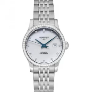 Image of Record Automatic Mother of pearl Dial Ladies Watch