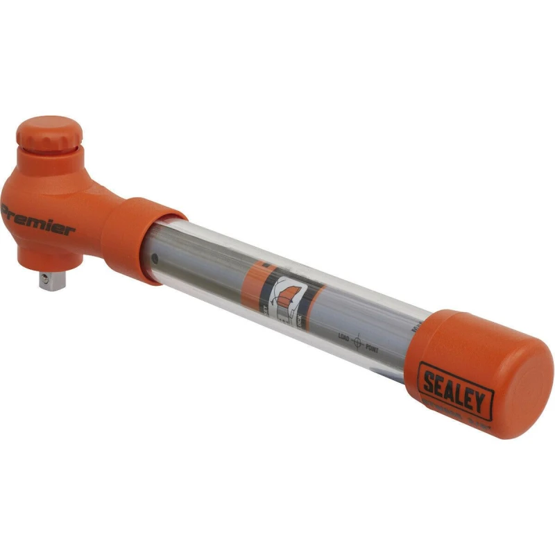 Image of Loops Insulated Torque Wrench - 3/8" Sq Drive - Calibrated - 5 to 25 Nm Range Multi