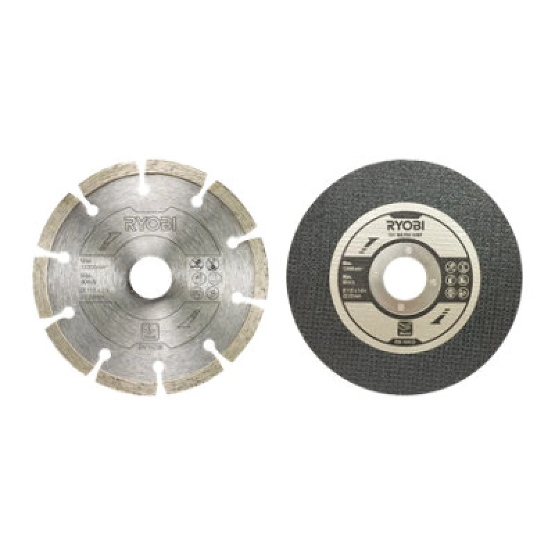 Image of Ryobi 115mm Cutting & Grinding Disc Set (6 Piece) - Rak6Agd115