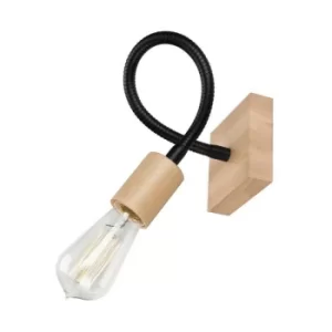 Image of Cameron Wall Light Black, 1x E27