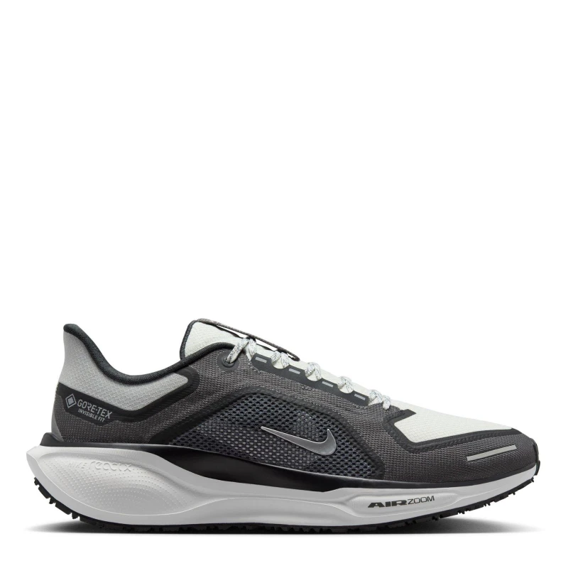 Image of Nike Pegasus 41 Gore-Tex Mens Waterproof Road Running Shoes Mens Black/White male 10.5 (45.5)