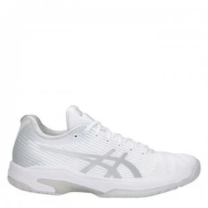 Image of Asics Solution Speed FF Womens Tennis Shoes - White/Black
