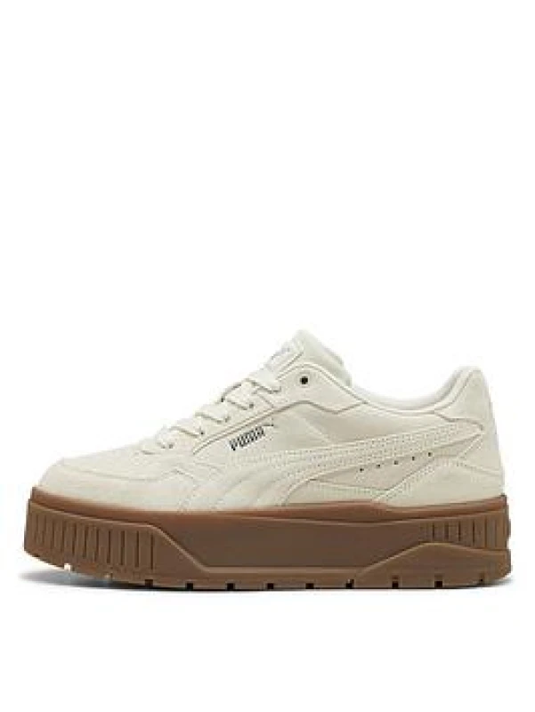 Image of Puma Karmen Ii Idol Sd Low-Top Trainers Womens Low Trainers 7 (40.5) White 27675301270