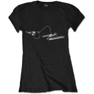 Image of ZZ Top - Hot Rod Keychain Womens Medium T-Shirt - Black