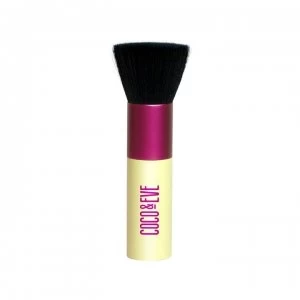 Image of Coco and Eve Sunny Honey Deluxe Vegan Kabuki Brush - Pink