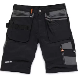 Image of Scruffs Mens Trade Shorts Black 30"