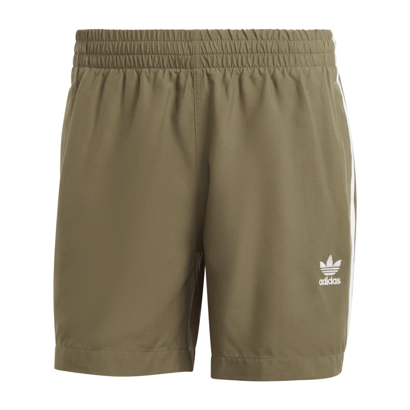 Image of adidas Mens Ori Swim Shorts Olive/White male M