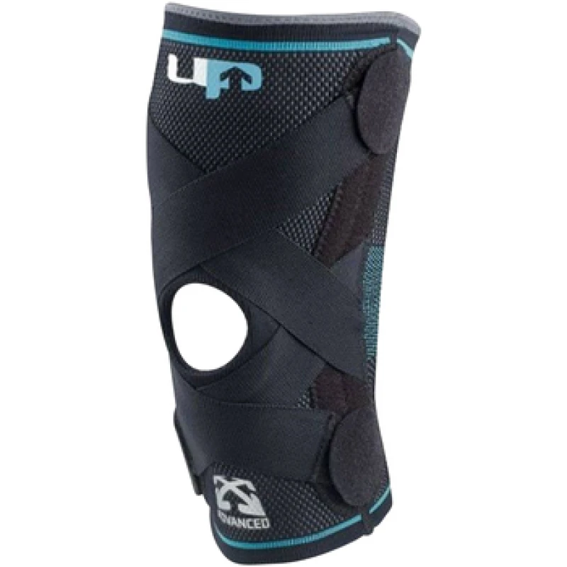 Image of Ultimate Performance Advanced Ultimate Compression Knee Support in Black Size: Medium Black Unisex M