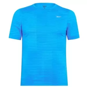 Image of Reebok Jacquard T Shirt Mens - Blue