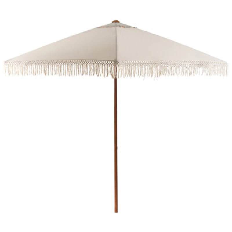 Image of Beliani Market Parasol 258cm Murasa Beige