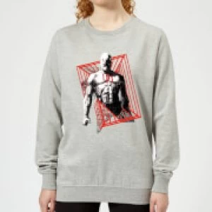 Image of Marvel Knights Daredevil Cage Womens Sweatshirt - Grey - M