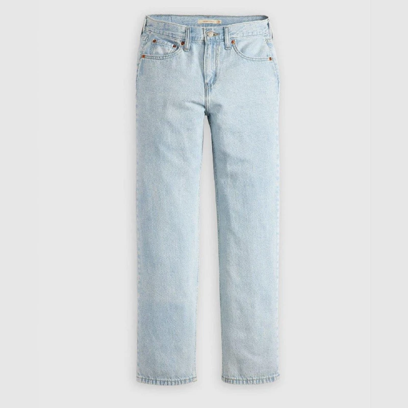 Image of Levis Womens Low Pro Straight Leg Jeans Right Over female 25 L32