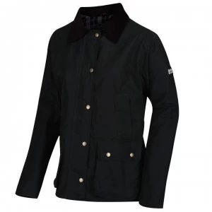 Image of Regatta Lady Country Wax Jacket - Black