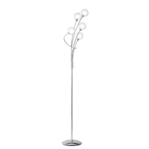 Image of BLOG 5 Light Multi Arm Floor Lamp Chrome 36x150cm