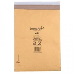 Image of Mail Lite Padded Postal Bag Size J6 314 x 450mm Pack of 50 10094351