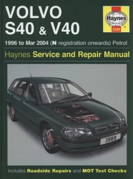Image of Volvo S40 & V40 service and repair manual by Mark Coombs|Spencer Drayton