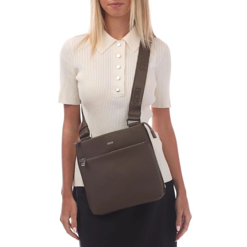 Image of Hugo Mens Zair Zipped Backpack Green male One Size