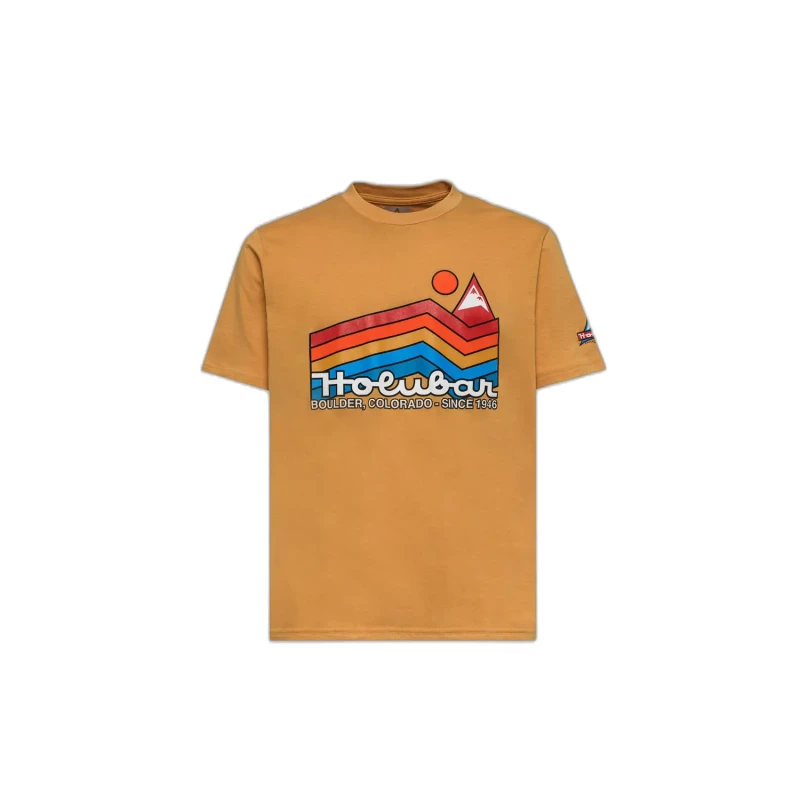 Image of Holubar T-Shirt Holubar Rainbow JJ20 Jaune Male S SS22M009-GJ11