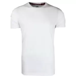 Image of Alpha Industries NASA Crew Neck T-Shirt - White
