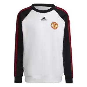 Image of adidas Manchester United Teamgeist Crew Sweatshirt Mens - Black