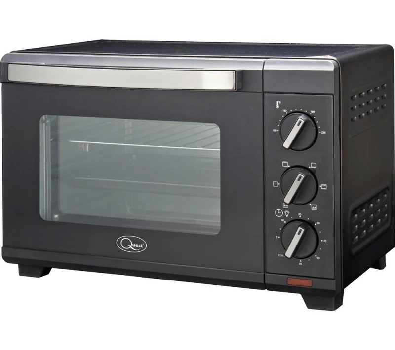 Image of QUEST 35389 Rotisserie Electric Mini Oven - Black 5025301353896