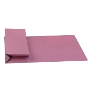 Image of Guildhall Foolscap 315gm2 75mm Spine Manilla Probate Wallet Pink Pack of 25