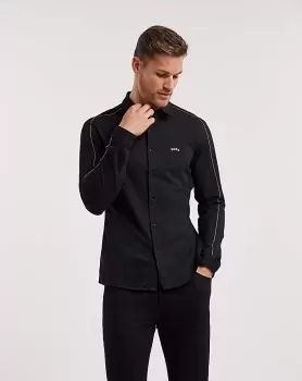 Image of BOSS Long Sleeve Gold Embroidered Shirt