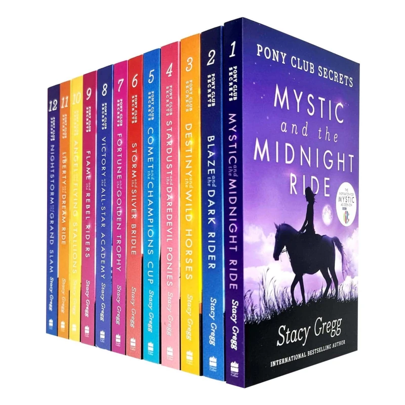 Image of Pony Club Secrets Series by Stacy Gregg 12 Books Collection Set Blaze Dark Rider Stacy Gregg Books