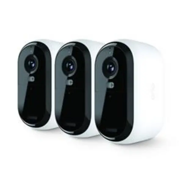 Image of Arlo Essential2 2k Outdoor Camera 3 Pack Smart Home Security Camera in White