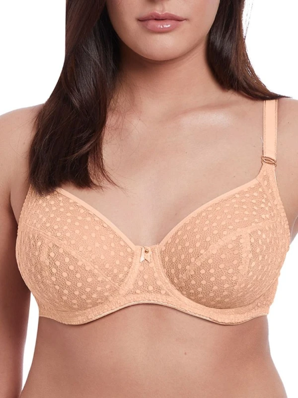 Image of Freya Womens Starlight Side Support Bra in Nude Size: 32F Nude Female 32F