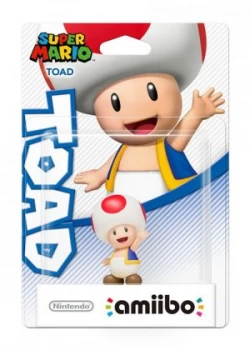 Image of Nintendo Amiibo Super Mario Collection Character - Toad Wii U / Nintendo 3DS
