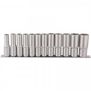 Image of Draper 12 Piece 1/2" Drive Deep Hex Socket Set Metric 1/2"