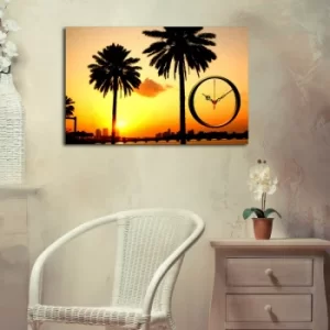 Image of 5070CS-79 Multicolor Decorative Canvas Wall Clock