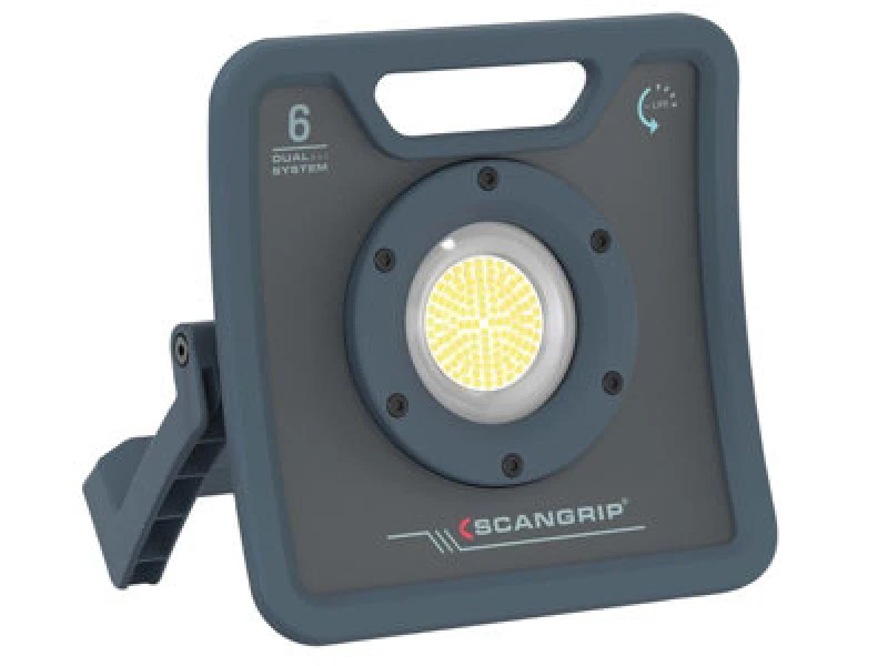 Image of Scangrip Nova 6 C+R Dual Corded or Cordless Rechargeable Work Light 03.6205UK