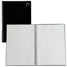 Image of 5 Star Notebook Wirebound Hard Cover Ruled 80gsm A5 Black Pack 5