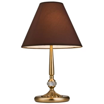 Image of Maytoni Lighting - Chester Table Lamp Brass, 1 Light, E14